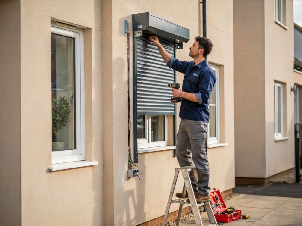 schemat elektrycznego podłączenia rolet
