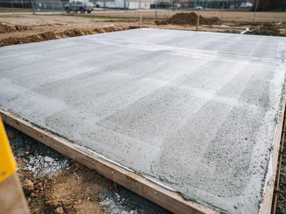 tradycyjny fundament betonowy